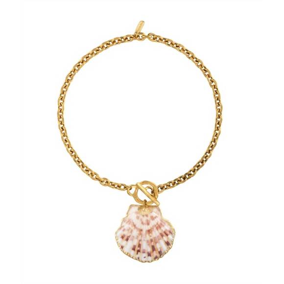LOGAN TAY Jewelry - NEW LOGAN TAY women's solana necklace in pink shell
